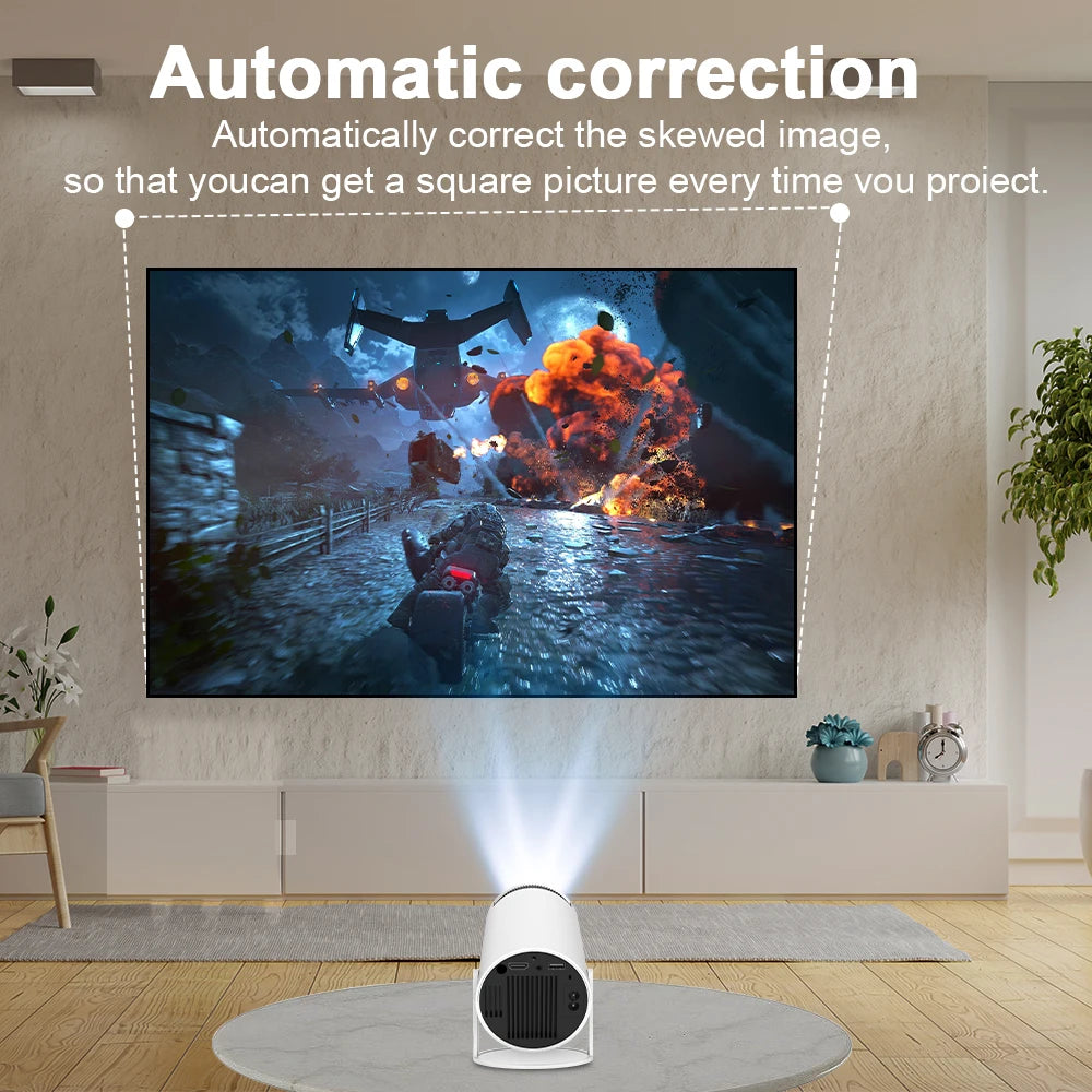 HorizonCast 4K Android 11 WiFi6 Projector